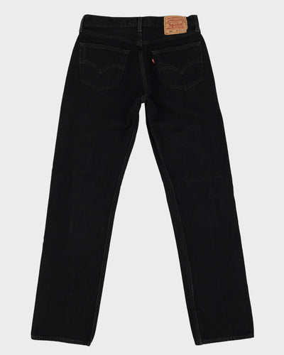 Vintage 90s Levi's 501 Dark Wash Black Jeans - W33 L34