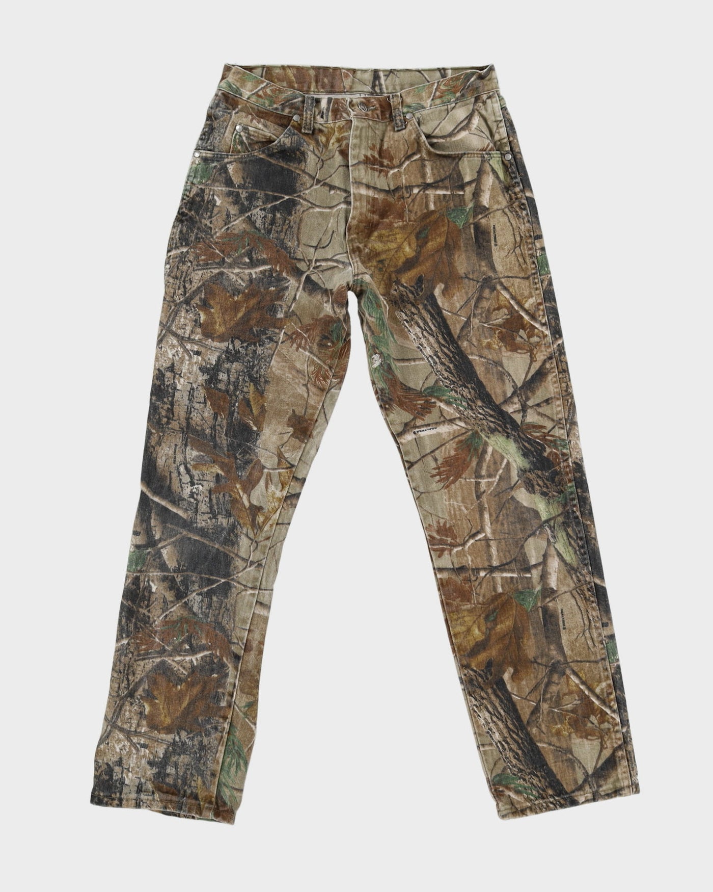 Vintage 90s Wrangler Camo All Over Print Jeans - W32 L32