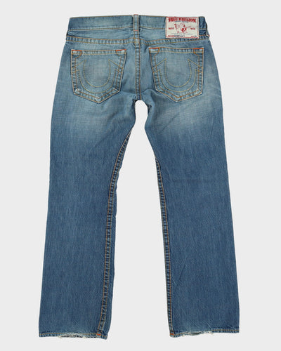 00s Y2K True Religion Blue Jeans - W36 L34
