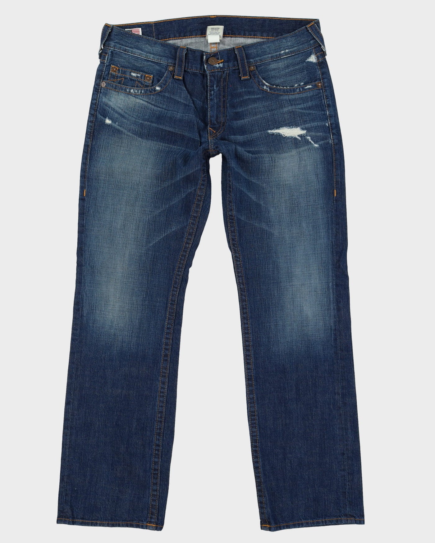 00s Y2K True Religion Blue Jeans - W36 L34