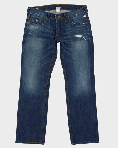 00s Y2K True Religion Blue Jeans - W36 L34