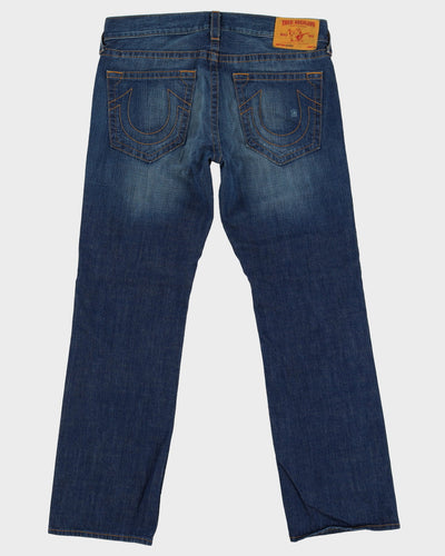 00s Y2K True Religion Blue Jeans - W36 L34