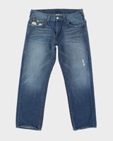 00s Y2K True Religion Blue Jeans - W36 L30