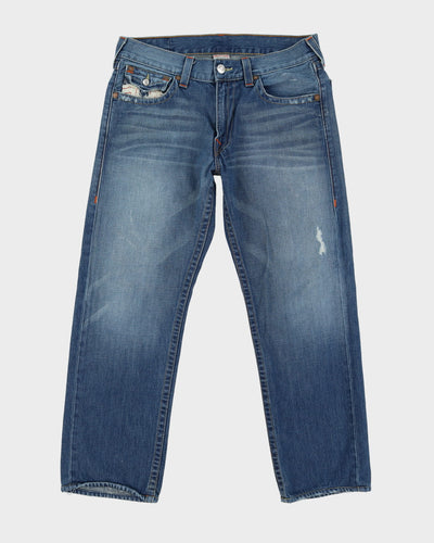 00s Y2K True Religion Blue Jeans - W36 L30