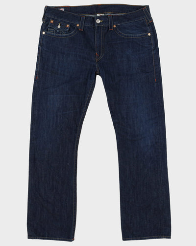 00s Y2K True Religion Blue Dark  Jeans - W40 L34