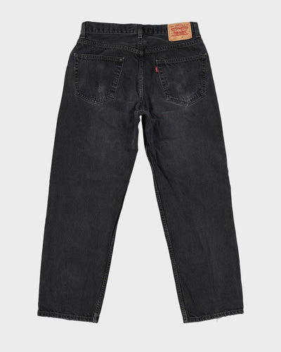 Levi's 550 Black Dark Wash Jeans - W33 L30