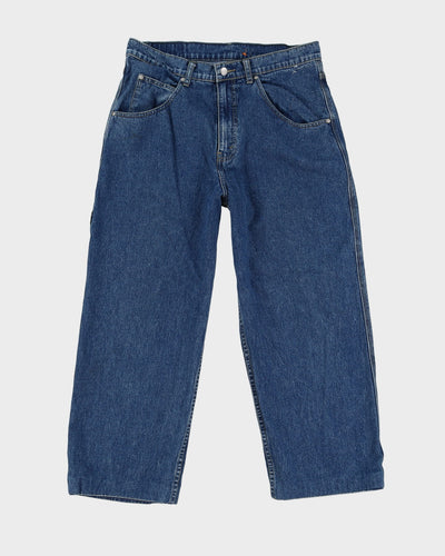 Vintage 90s Levi's L2 Blue Cargo Carpenter Jeans - W33 L26