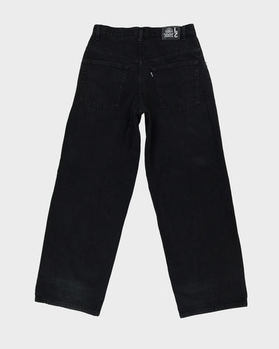 Vintage 90s Levi's L2 Black Dark Wash Baggy Fit Jeans - W32 L24