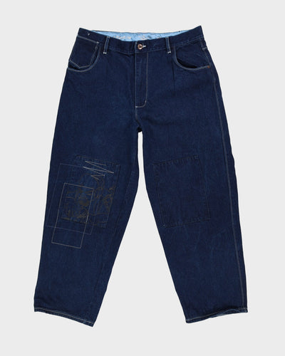 00s Y2K FUBU Dark Blue Jeans - W38 L31