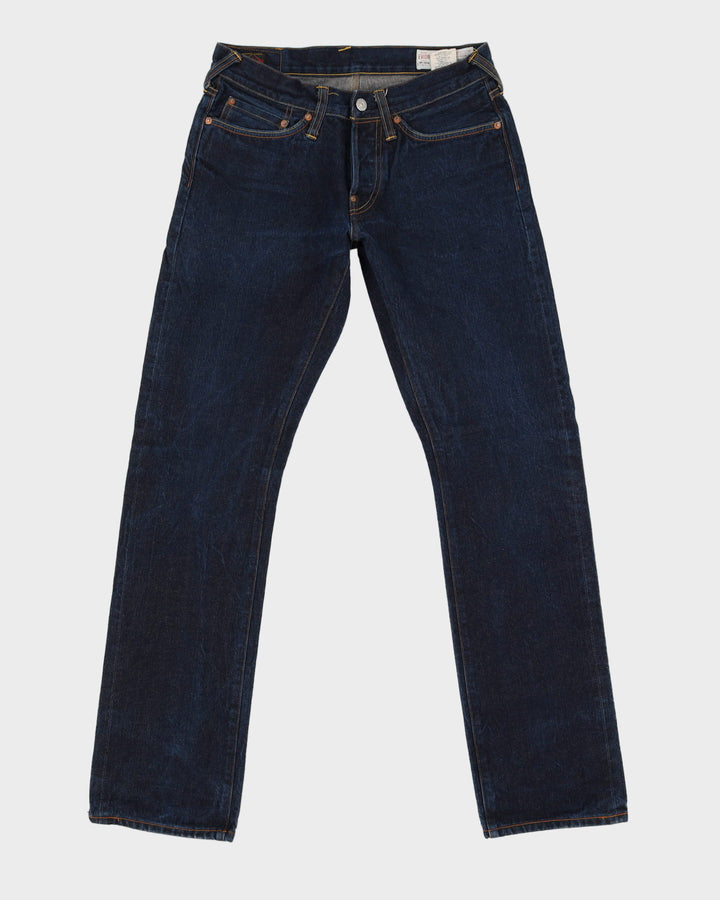 90s / 00s Y2K Evisu Dark Wash Blue Jeans - W31 L34