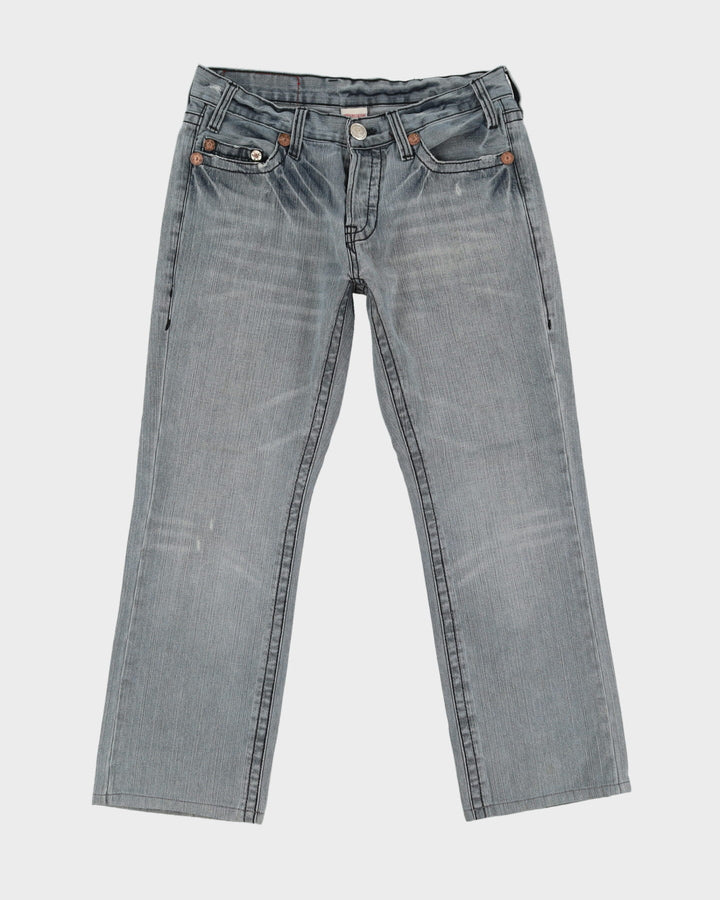 00s Y2K True Religion Grey Jeans - W34 L29