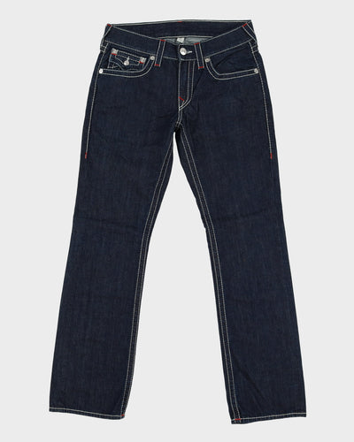 00s Y2K True Religion Dark Wash Navy Jeans - W31 L33