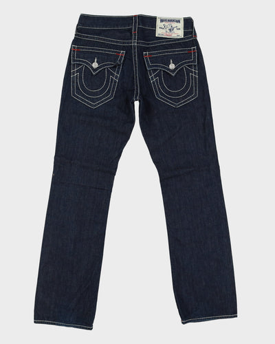 00s Y2K True Religion Dark Wash Navy Jeans - W31 L33