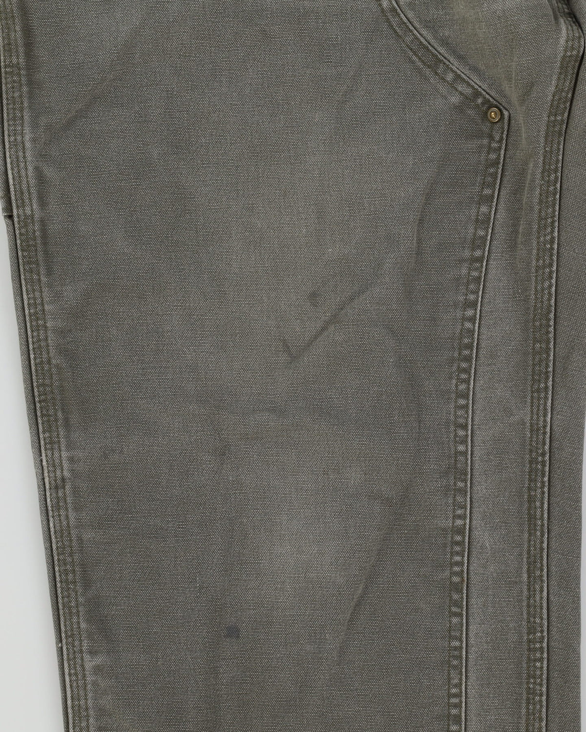 Vintage 90s Carhartt Green Double Knee Workwear Jeans - W38 L29