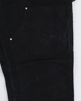 Carhartt Black Double Knee Workwear Jeans - W38 L32