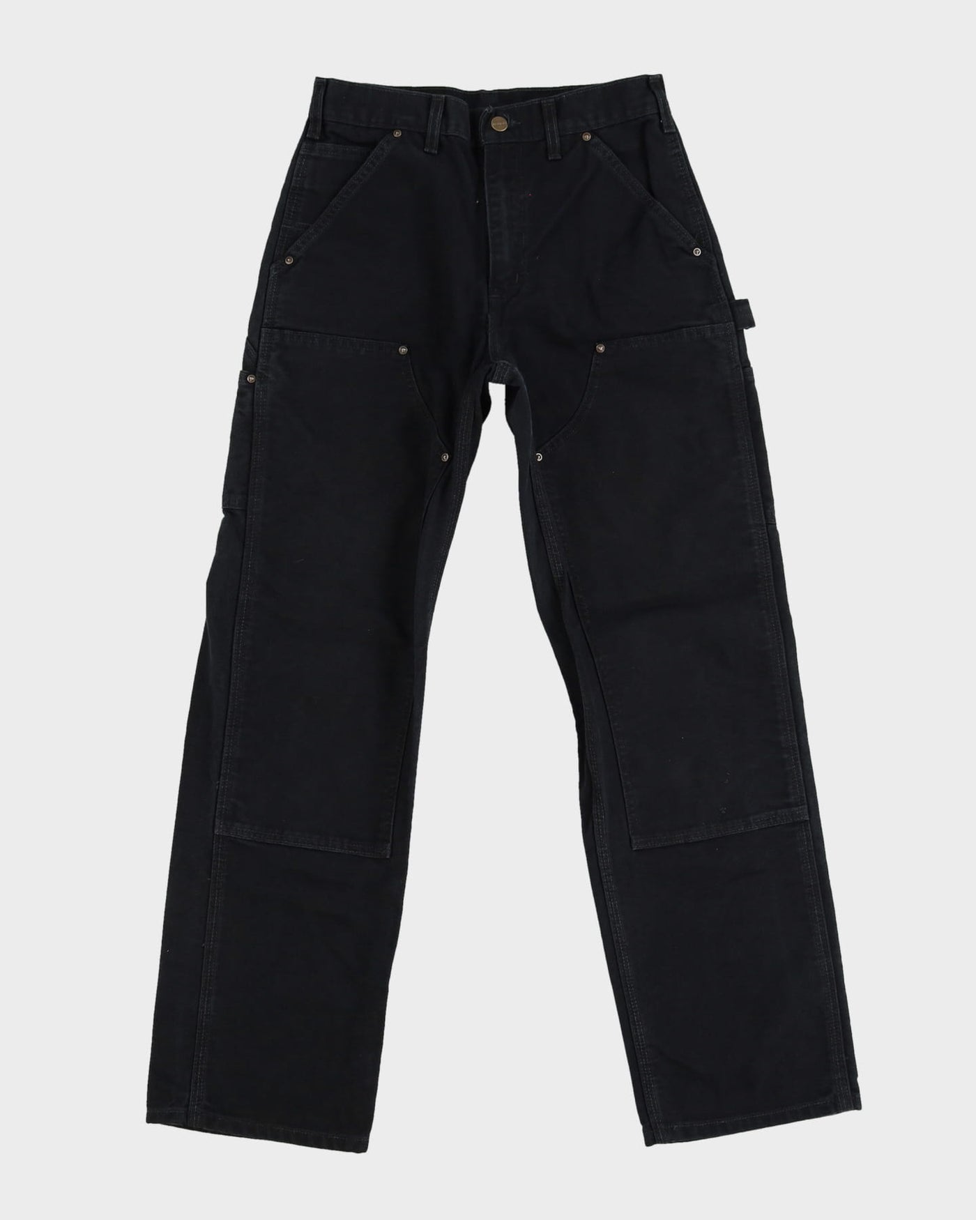 Carhartt Black Double Knee Workwear Jeans - W29 L32