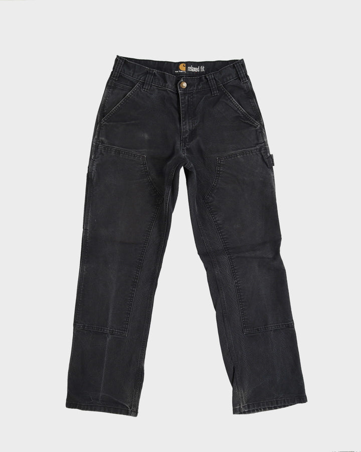 Carhartt Faded Black Double Knee Workwear Jeans - W30 L28