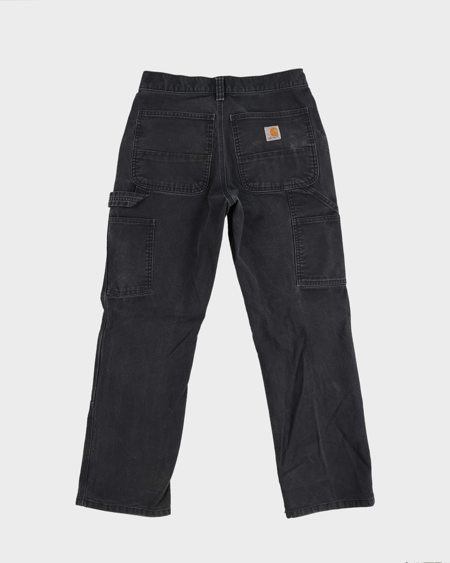 Carhartt Faded Black Double Knee Workwear Jeans - W30 L28