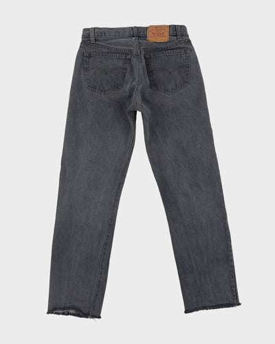 Vintage 80s Levi's 501 Dark Wash Grey Jeans - W30 L30