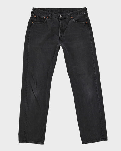 Vintage 90s Levi's 501 Dark Wash Black Jeans - W36 L32