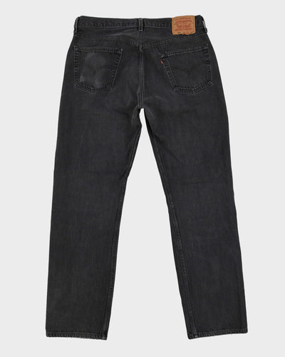 Vintage 90s Levi's 501 Dark Wash Black Jeans - W36 L32