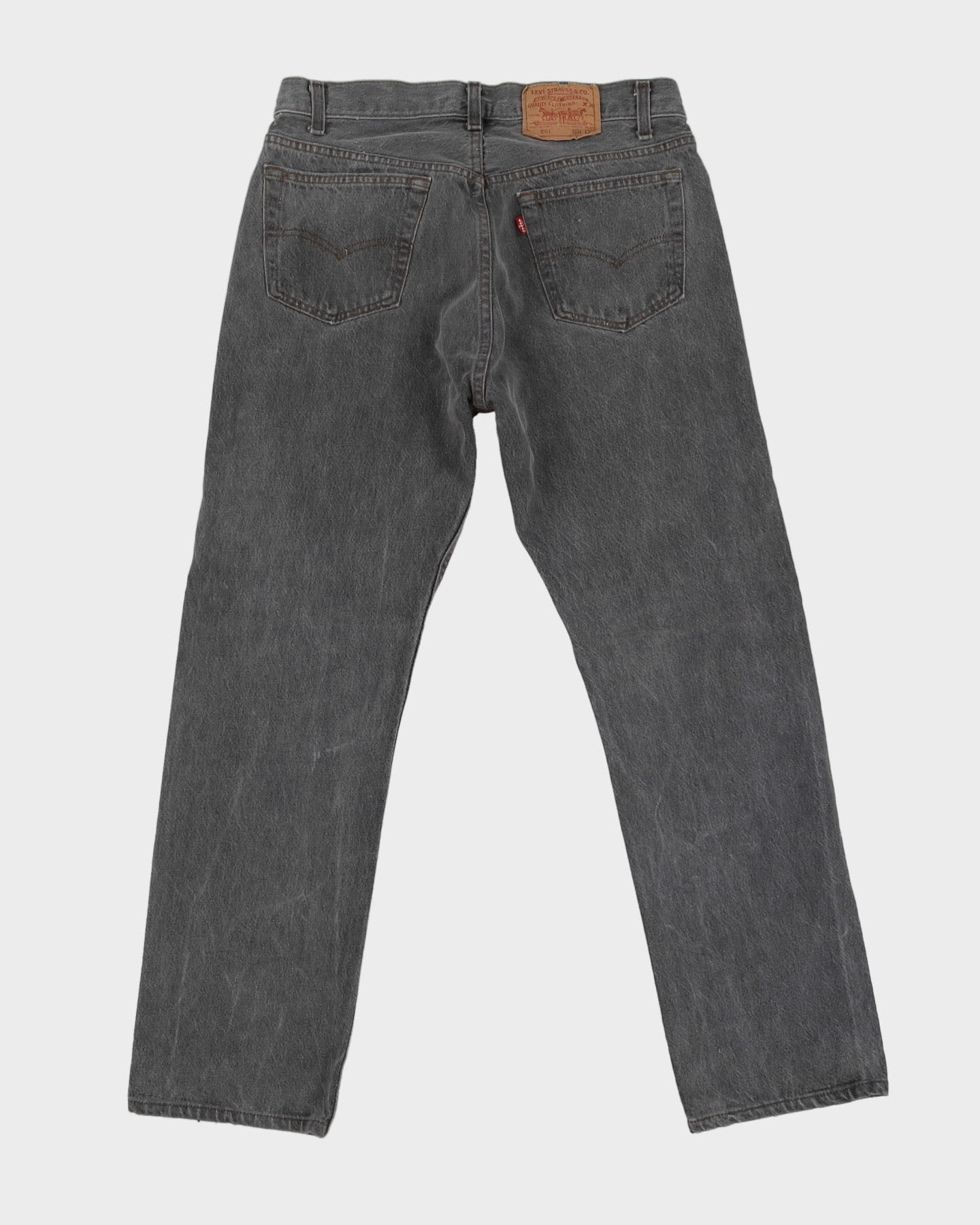 Vintage 80s Levi's 501 Dark Wash Grey Jeans - W34 L30