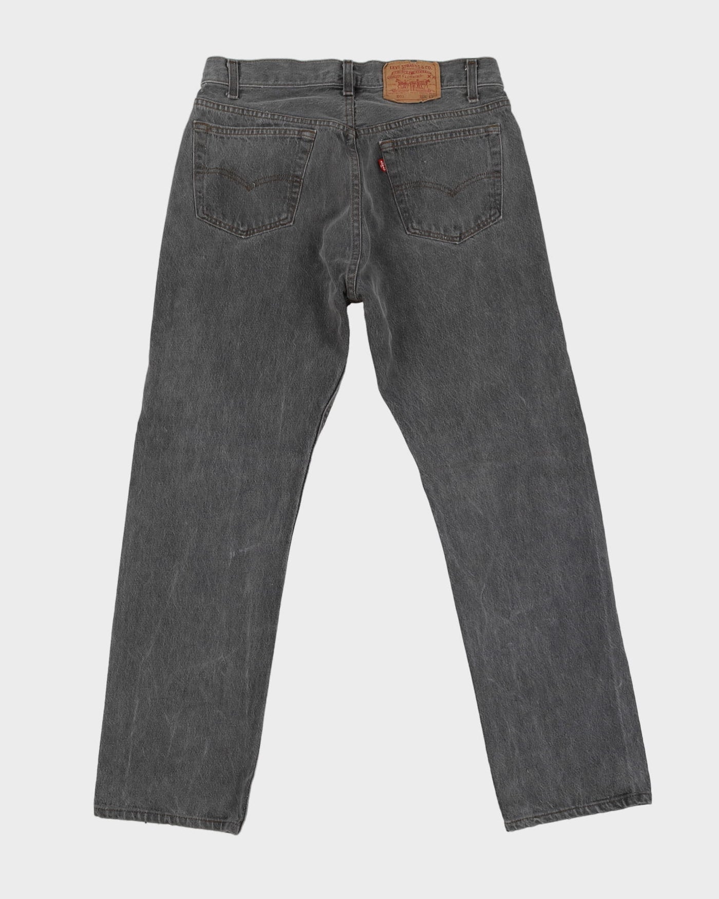 Vintage 80s Levi's 501 Dark Wash Grey Jeans - W34 L30