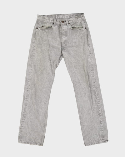 Vintage 80s Levi's 501 Grey Bleached Jeans - W30 L30