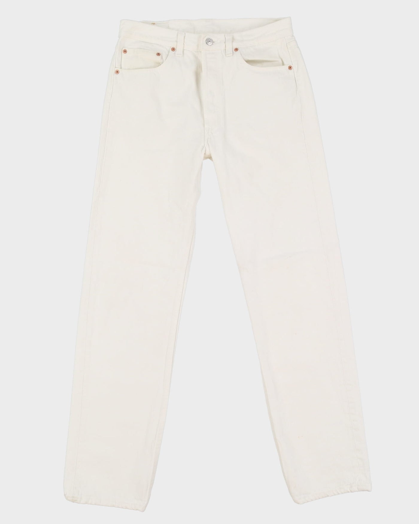 Vintage 90s Levi's 501 Beige Jeans - W32 L32