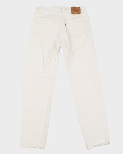 Vintage 90s Levi's 501 Beige Jeans - W32 L32