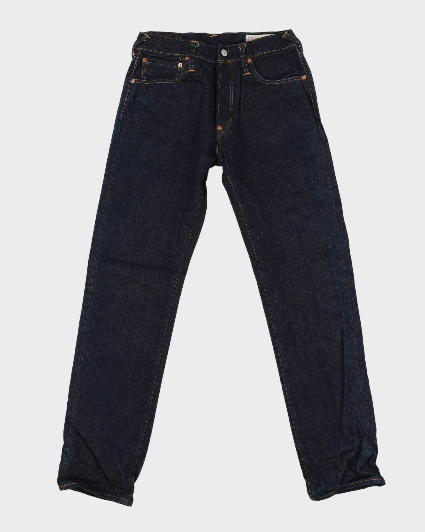 00s Y2K Evisu Dark Wash Blue Jeans - W28 L32