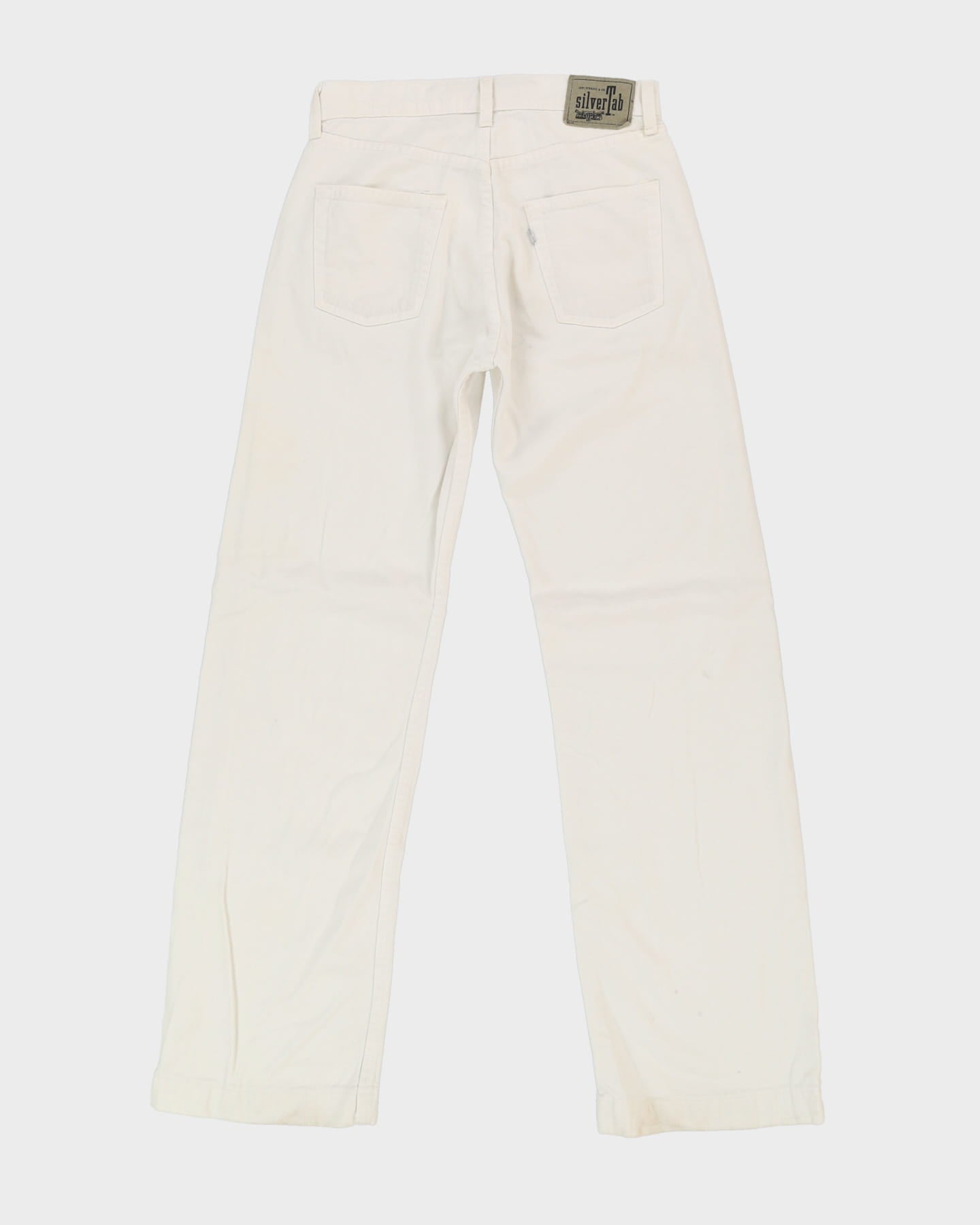Levi's Silver Tab Wide Leg Fit White Jeans - W28 L34