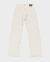Levi's Silver Tab Wide Leg Fit White Jeans - W28 L34