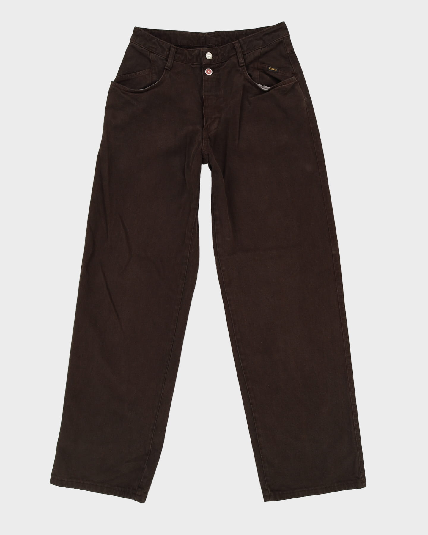 Vintage 80s Edwin Brown Jeans - W32 L35