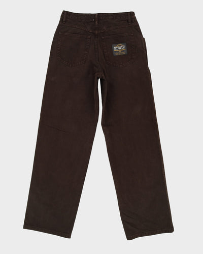 Vintage 80s Edwin Brown Jeans - W32 L35