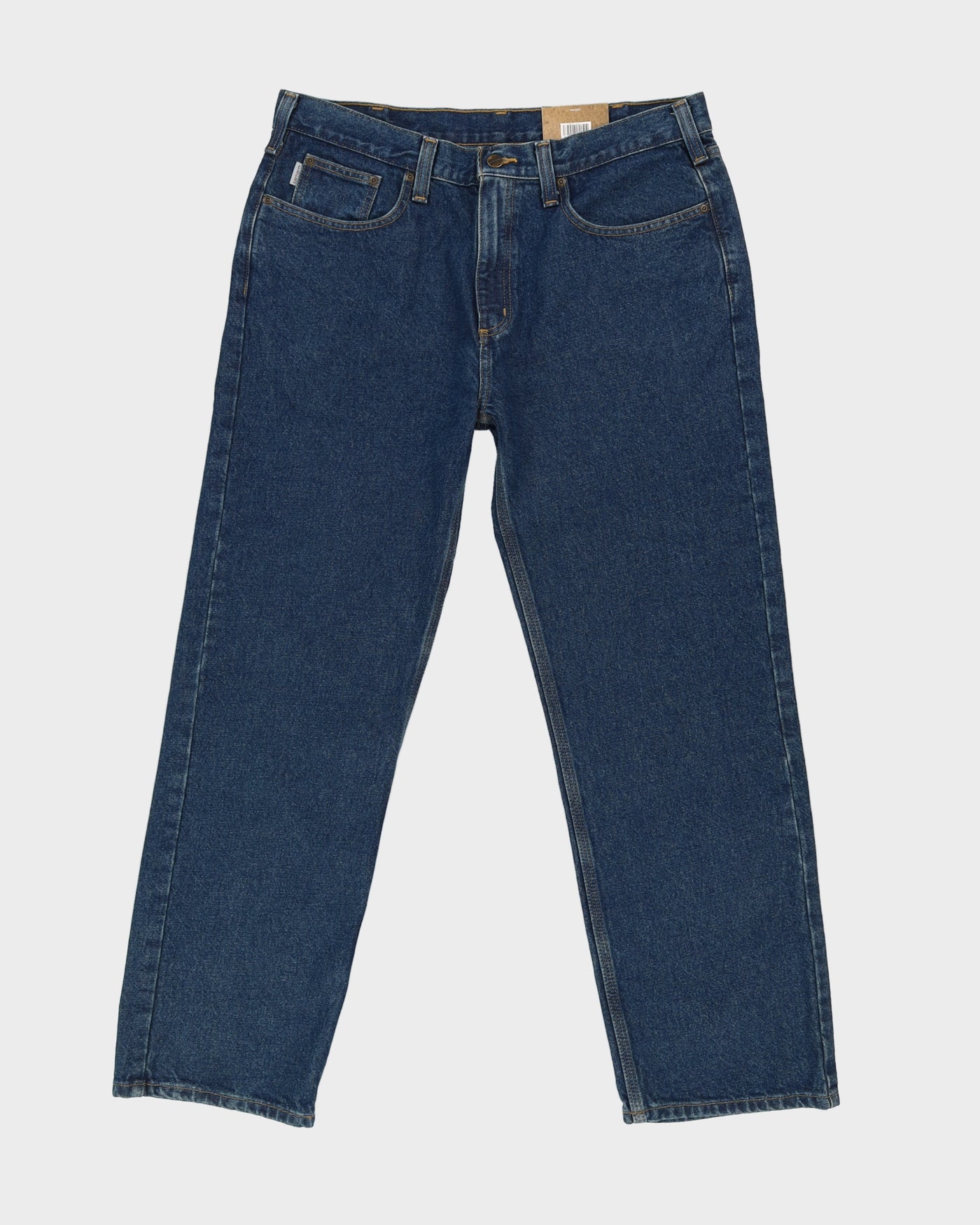 Deadstock With Tags Y2K Carhartt Dark Wash Blue Jeans - W35 L30