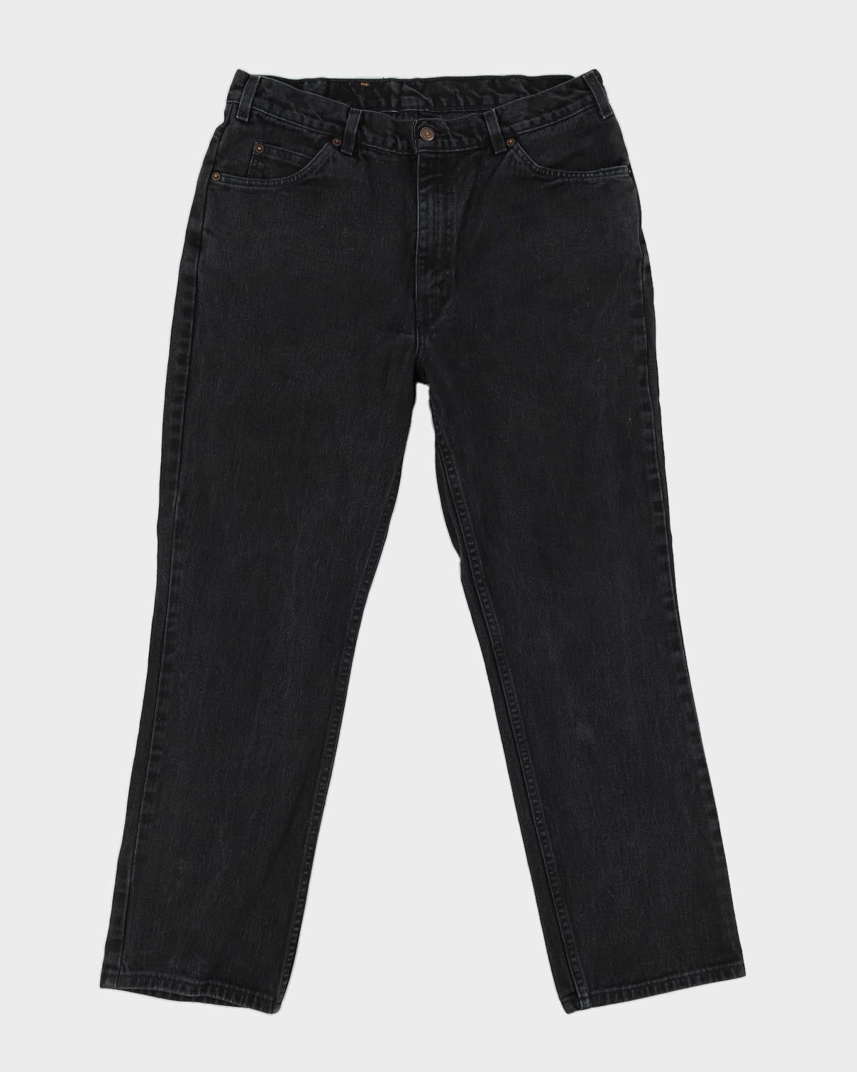 Vintage 80s Levi's Blank Orange Tab Black Jeans - W34 L30