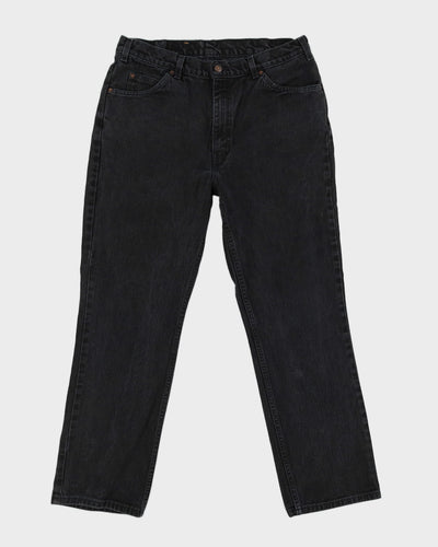 Vintage 80s Levi's Blank Orange Tab Black Jeans - W34 L30