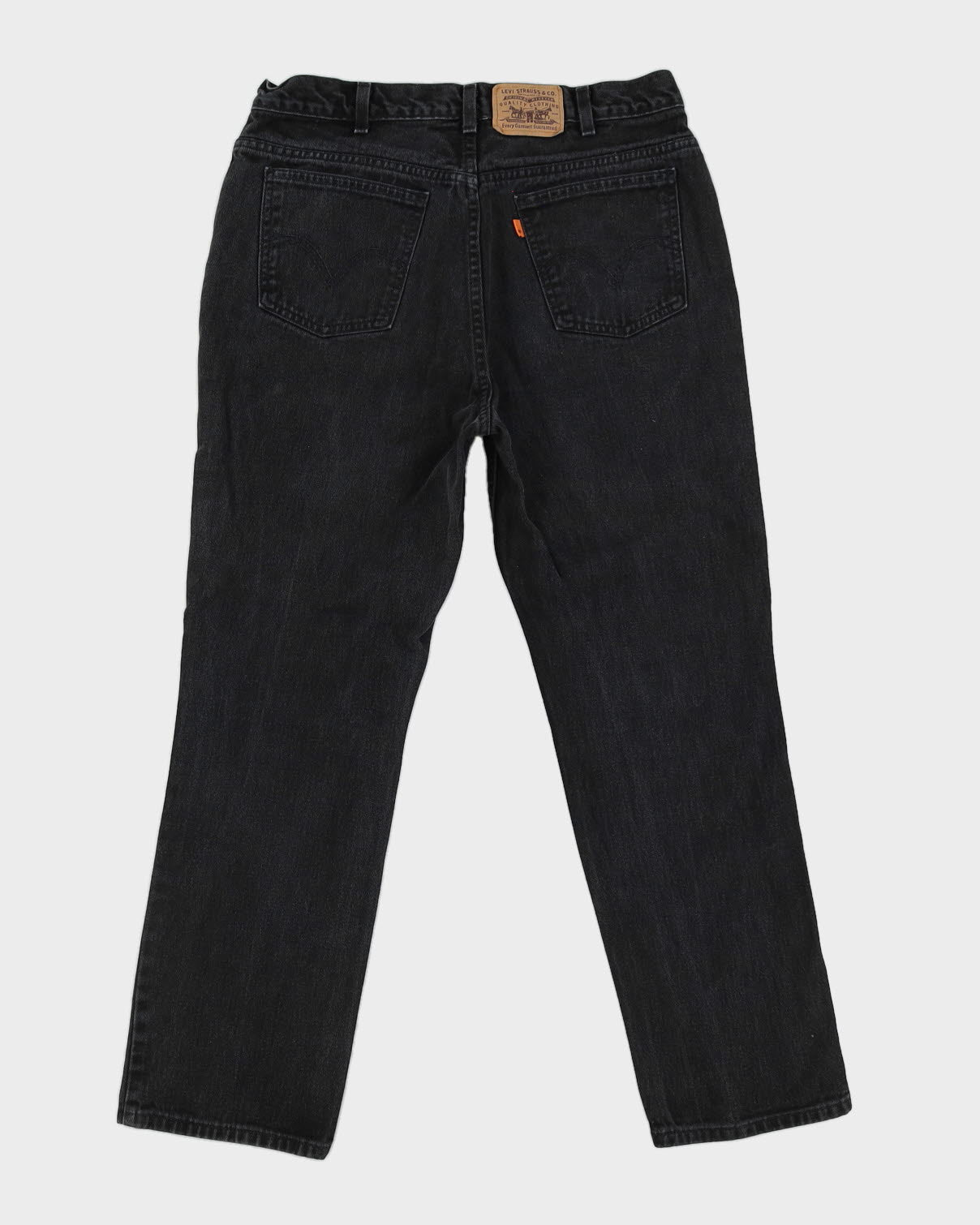 Vintage 80s Levi's Blank Orange Tab Black Jeans - W34 L30