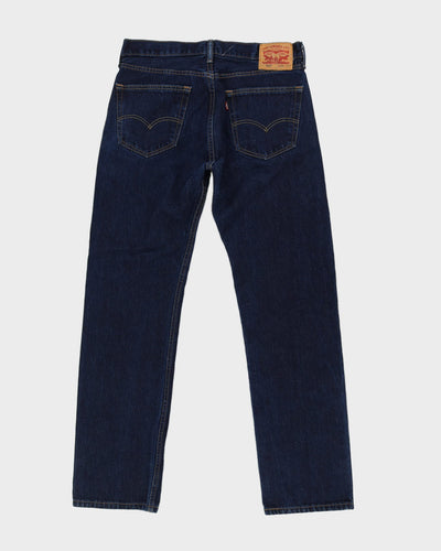 Levi's 505 Dark Washed Blue Jeans - W34 L34