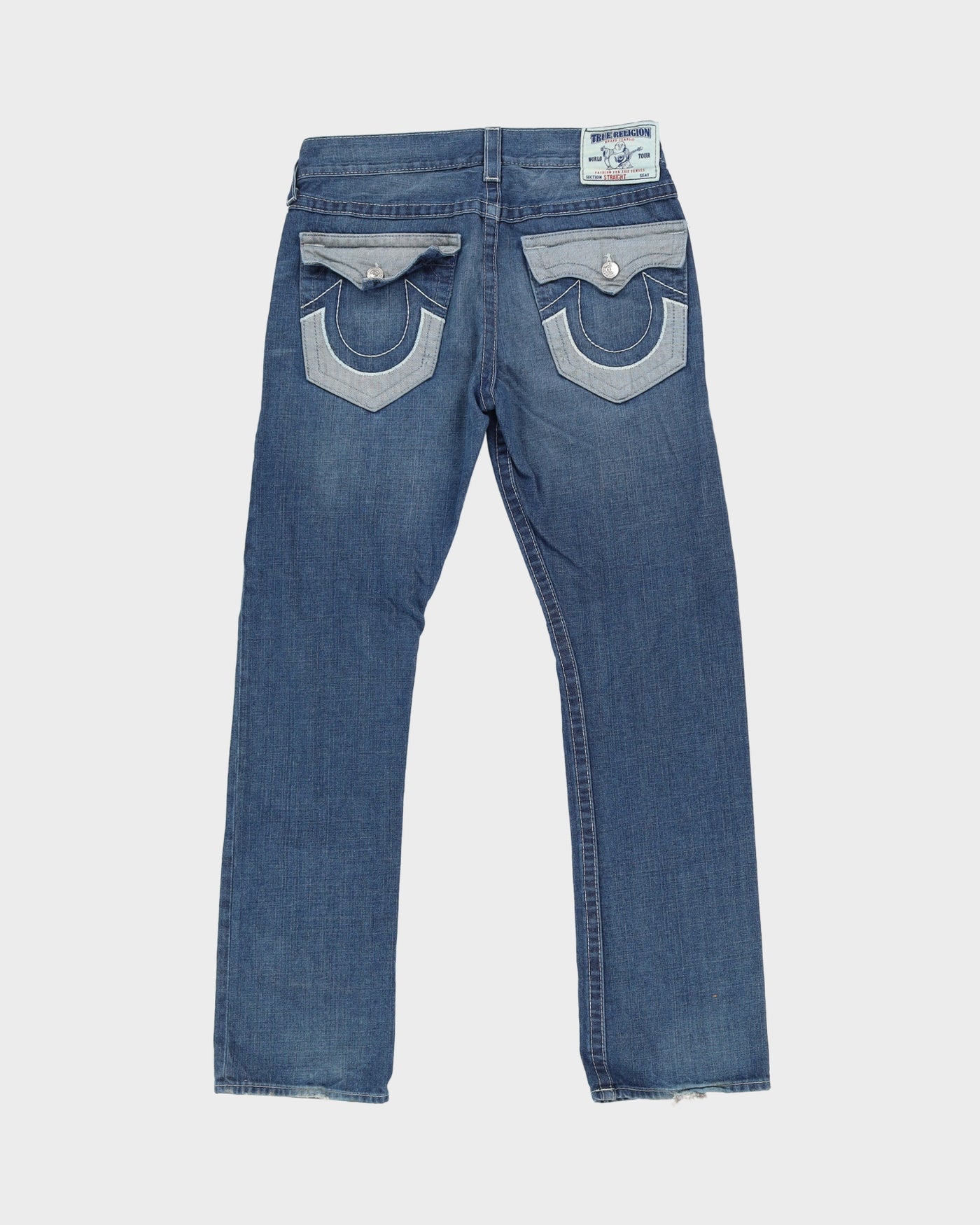Y2K 00s True Religion Medium Washed Blue Jeans - W36 L35