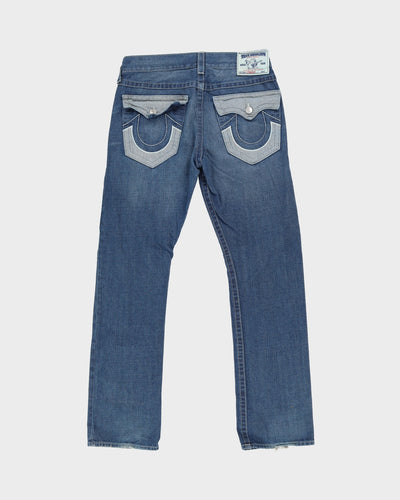 Y2K 00s True Religion Medium Washed Blue Jeans - W36 L35