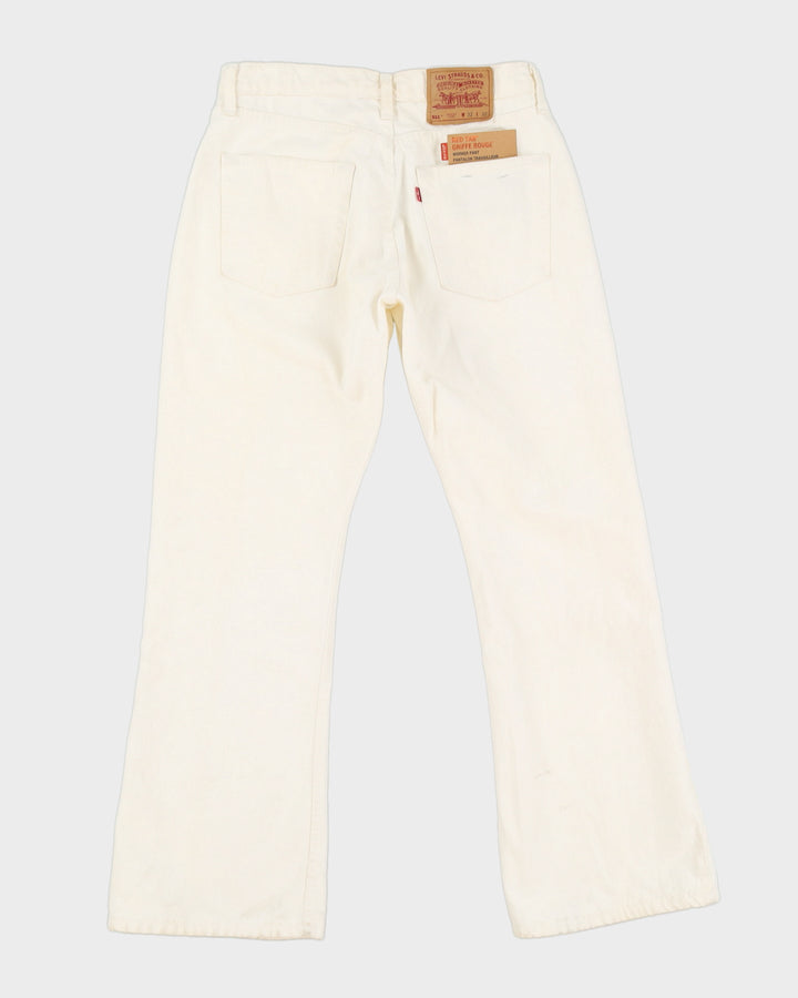 Levi's 511 White Jeans Deadstock With Tags - W32 L32