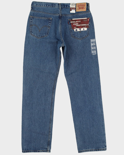 Levi's 505 Blue Medium Washed Deadstock Wirth Tags - W36 L34