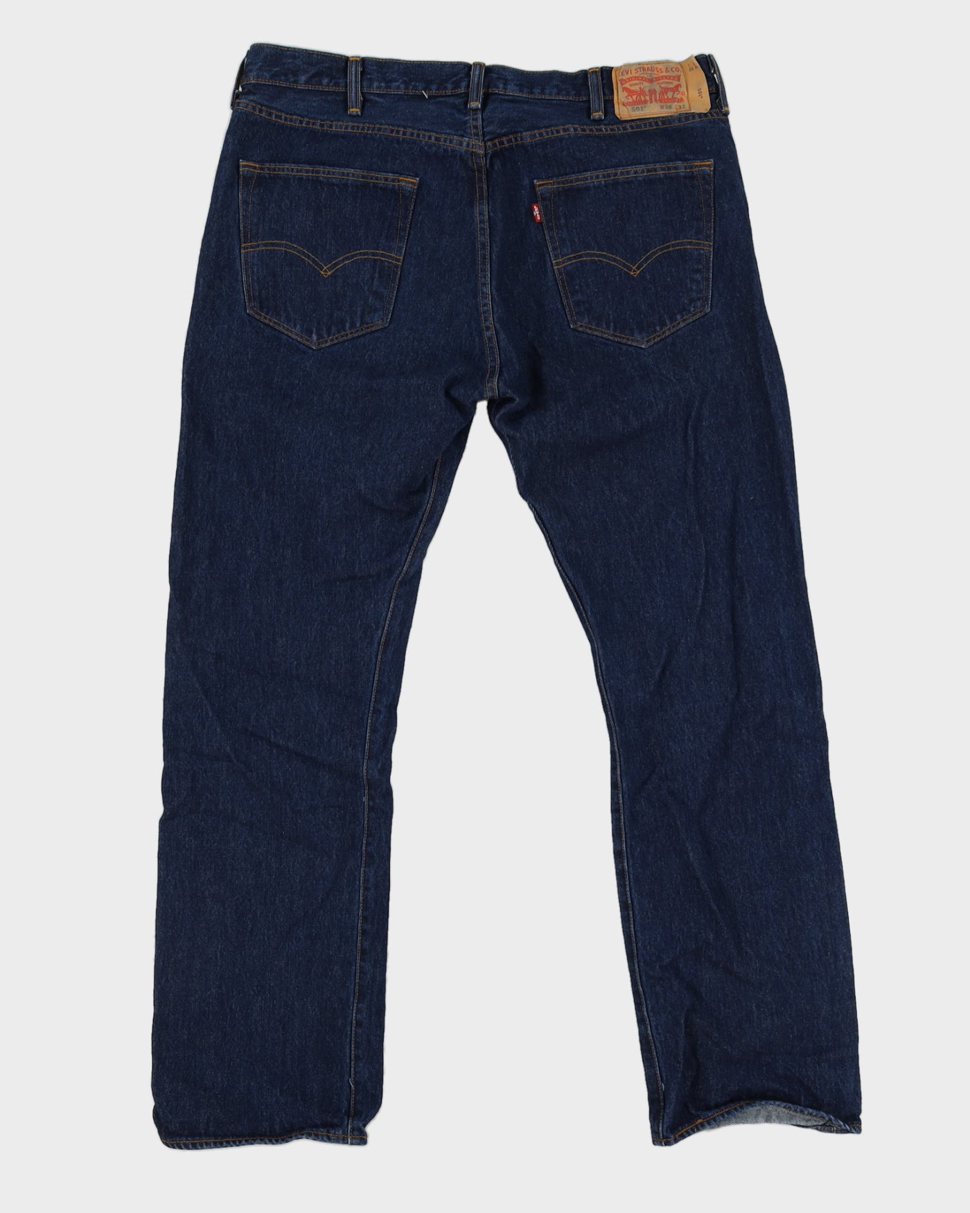Levi's 501 Blue Dark Washed Jeans - W38 L32