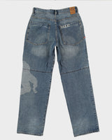 00s Y2k Marvel Comics x Ecko Untld Blue Jeans - W32 L32