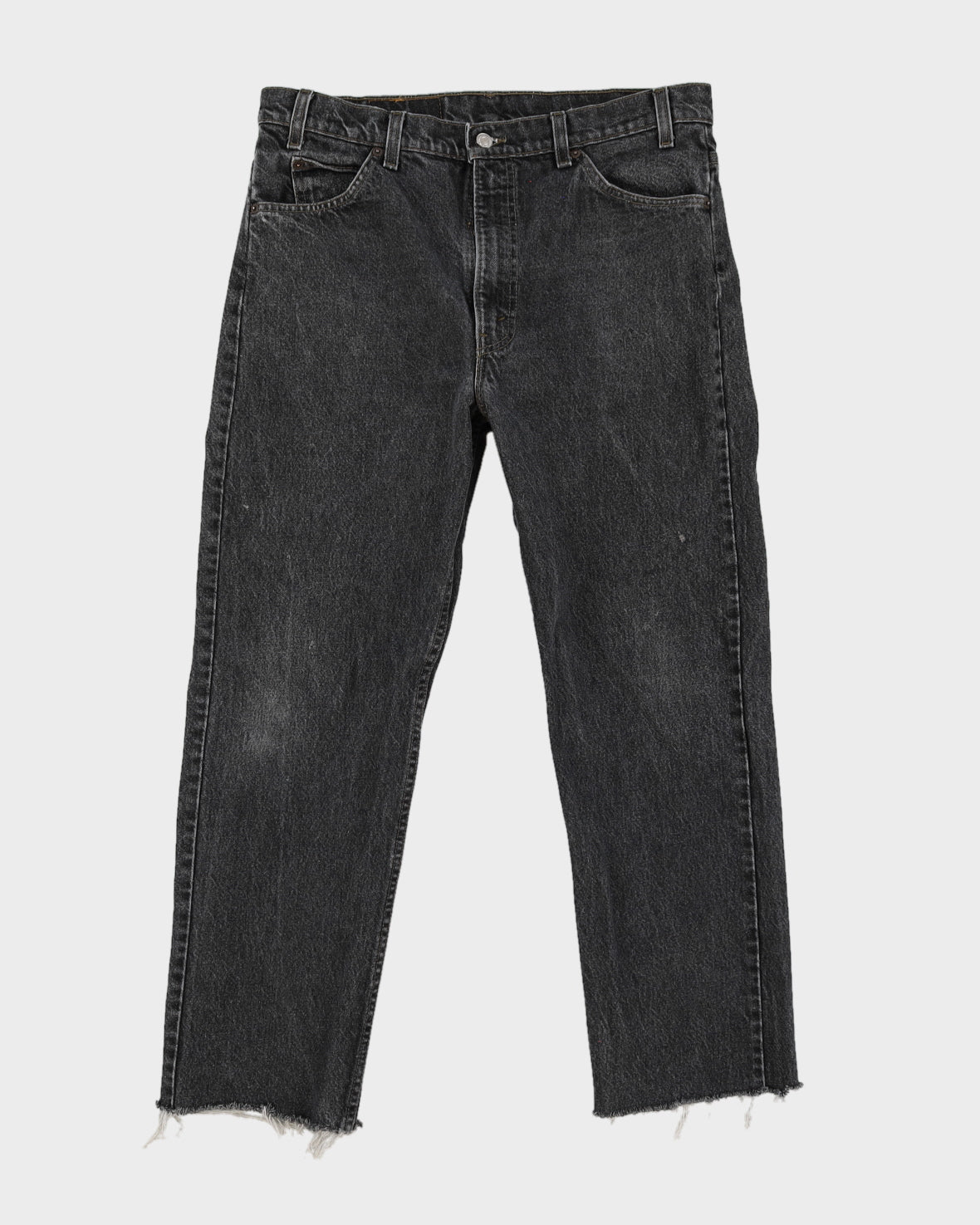 Vintage 80s Levi's Orange Tab Black Light Washed Jeans - W36 L28