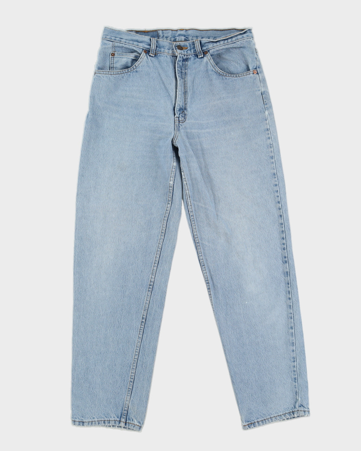 Vintage 80s Levi's Light Washed Orange Tab Blue Jeans - W33 L32