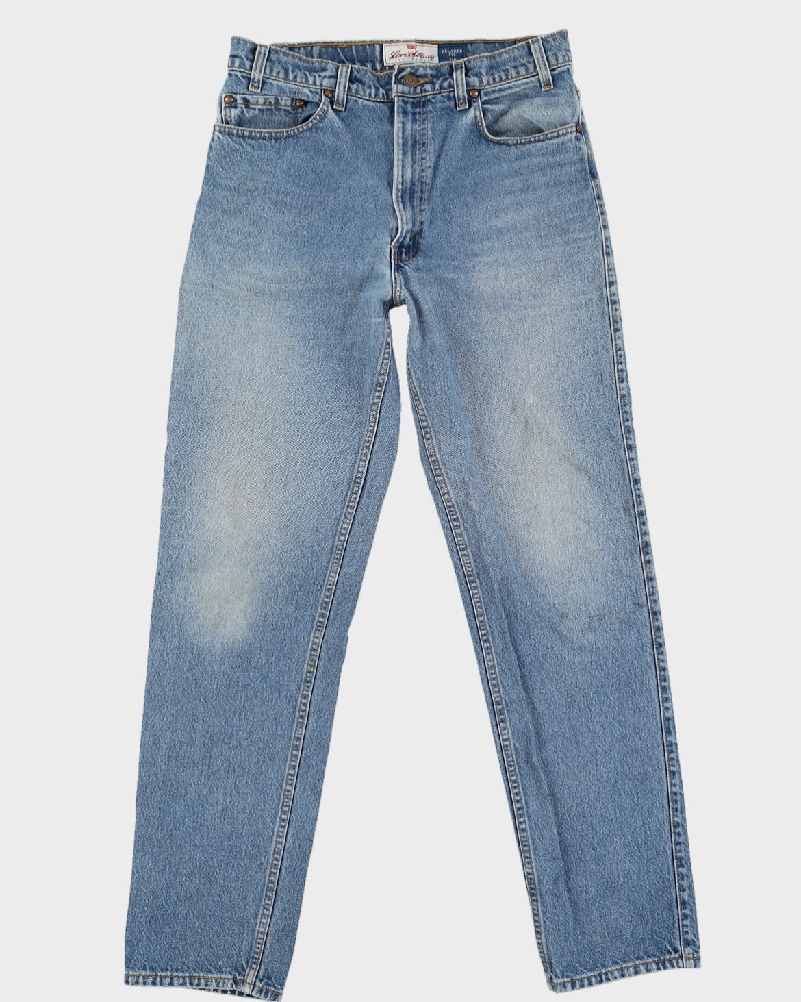 Vintage 90s Levi's Medium Washed Gold Tab Blue Jeans - W33 L34