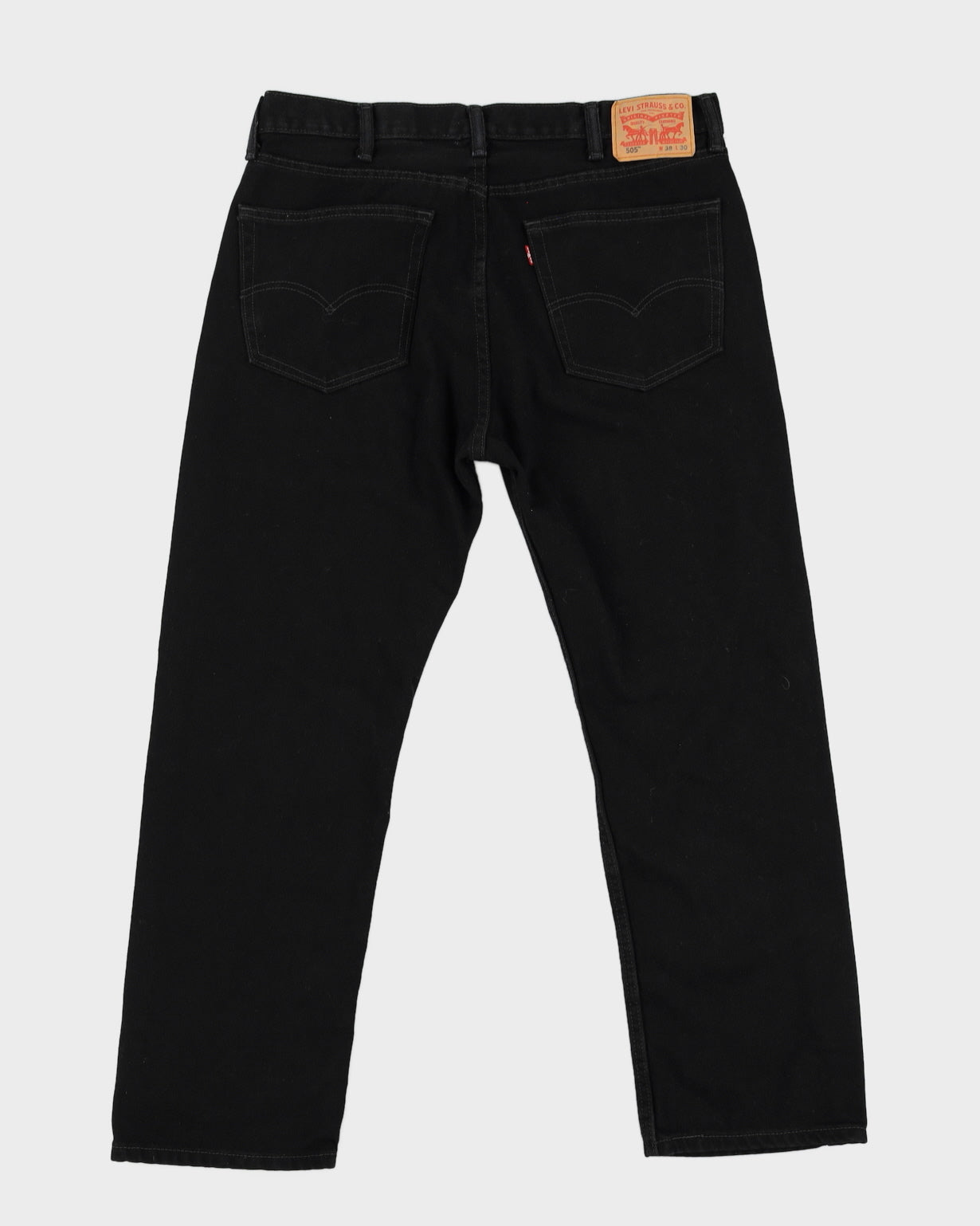 Levi's 505 Black Jeans - W38 L 30